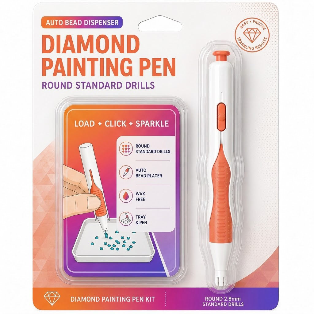 🔥Last Day 50% OFF - 💎 Automatic Diamond Painting Bead dispenser(📦Buy 2 Free Shipping)