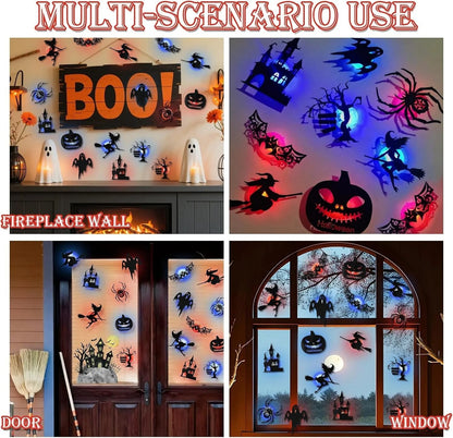 🔥LAST DAY 49% OFF |Set the Spooky Vibe in Seconds with the 8-Pack Glowing Halloween LEDS