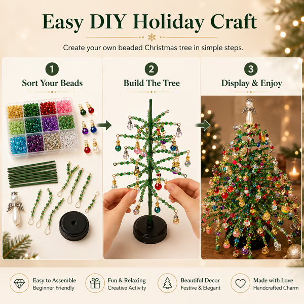 🔥Last Day 50% OFF - 🎄✨DIY Your Own Light-Up Crystal Tree for Your Desk!🎅
