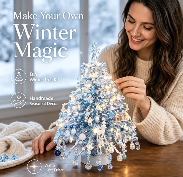 🔥Last Day 50% OFF - 🎄✨DIY Your Own Light-Up Crystal Tree for Your Desk!🎅