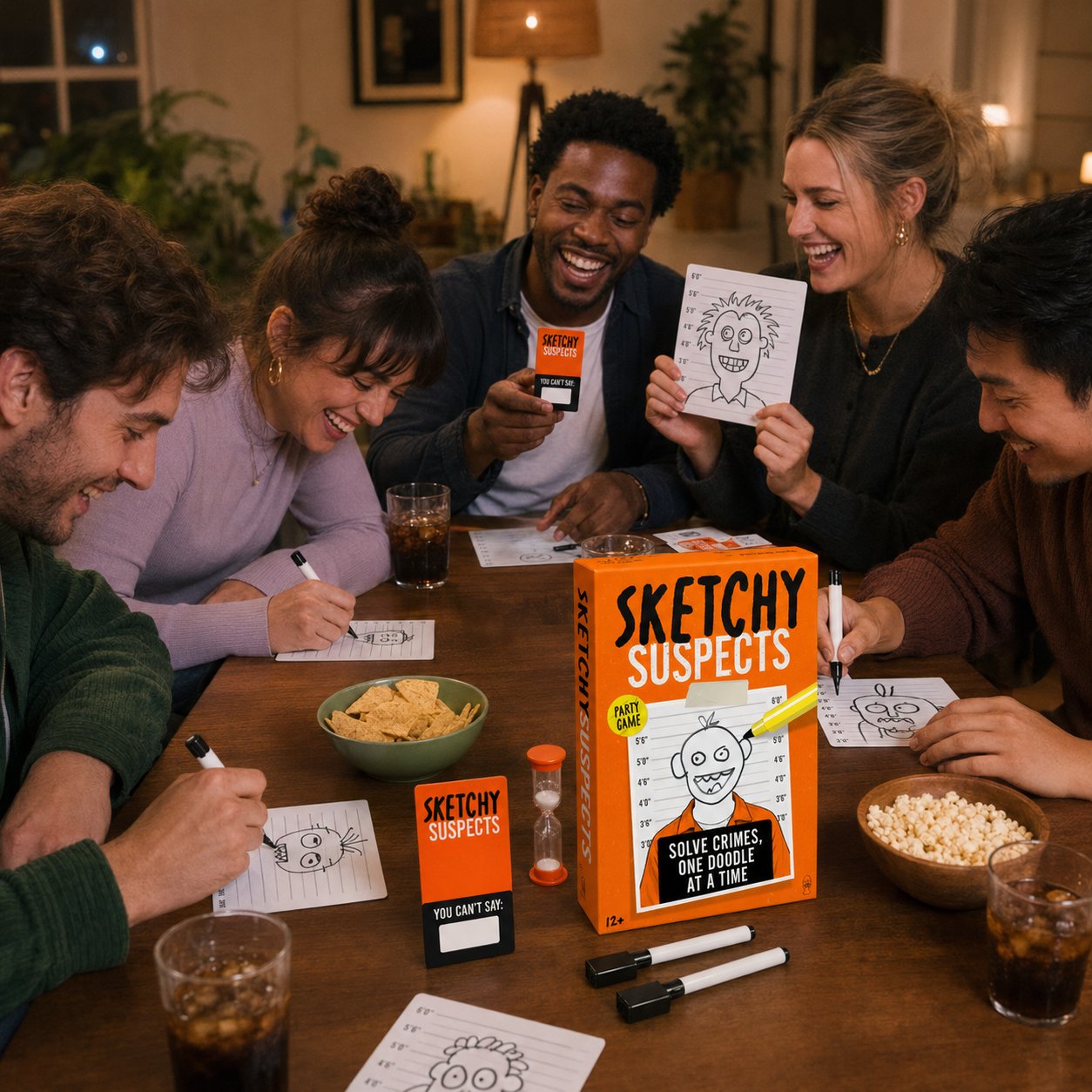 🚨The Funniest Police Sketch Party Game for Family & Friends✏️😂