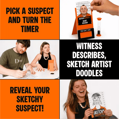 🚨The Funniest Police Sketch Party Game for Family & Friends✏️😂