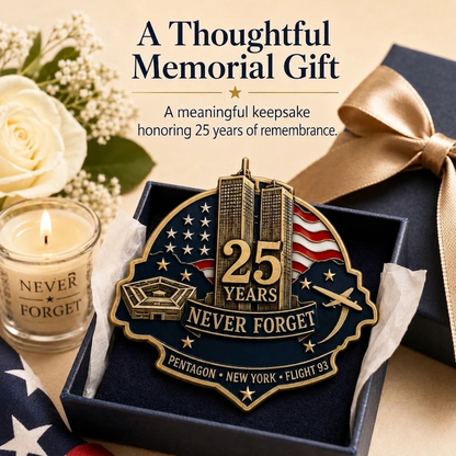 🕯️ 9/11 25th Anniversary Remembrance Pin