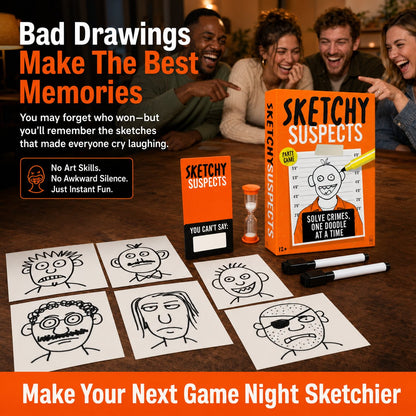 🚨The Funniest Police Sketch Party Game for Family & Friends✏️😂