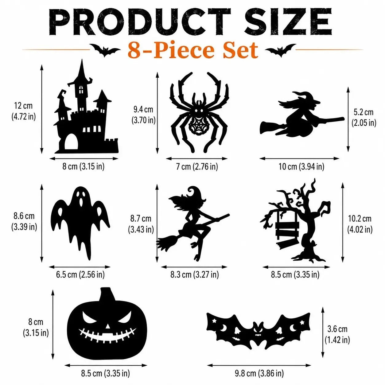 🔥LAST DAY 49% OFF |Set the Spooky Vibe in Seconds with the 8-Pack Glowing Halloween LEDS