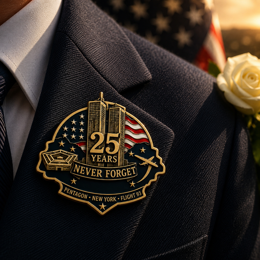 🕯️ 9/11 25th Anniversary Remembrance Pin
